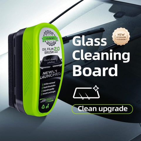 1pc Oil Film Brush 2.0, Clear Vision Glass Cleaner, Clearview Shield Clear Vision Windshield Cleaner, Car Windows