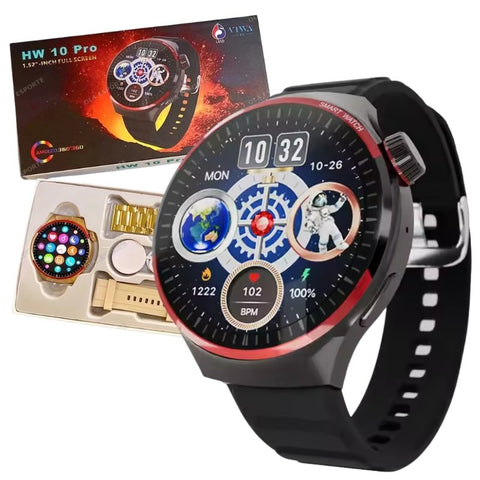 HW10 Pro Fitness & Lifestyle Watch | 1.52'' AMOLED Display | Wireless Calling"