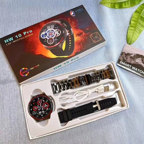 HW10 Pro Fitness & Lifestyle Watch | 1.52'' AMOLED Display | Wireless Calling"
