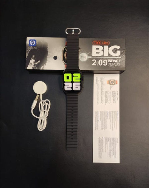 T900 Ultra WristTech Display Band Fitness Tracker – 2.09 Infinite Display (random Color)