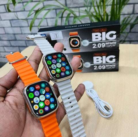 T900 Ultra WristTech Display Band Fitness Tracker – 2.09 Infinite Display (random Color)